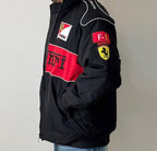 BLACK FERRARI F1 JACKET
