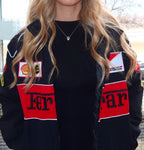BLACK FERRARI F1 JACKET