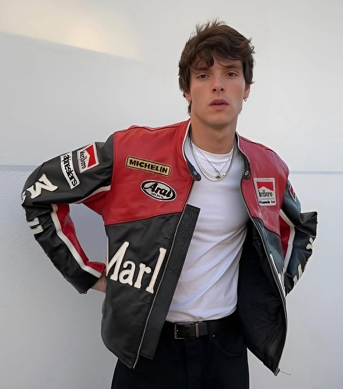 BLACK MARLBORO RACING JACKET