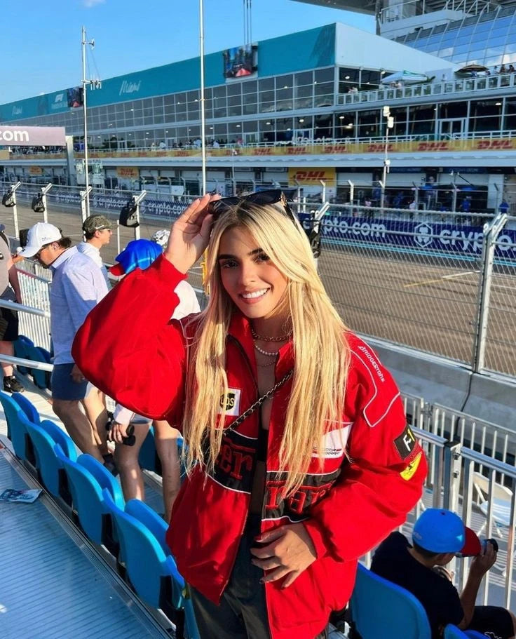 RED FERRARI F1 JACKET