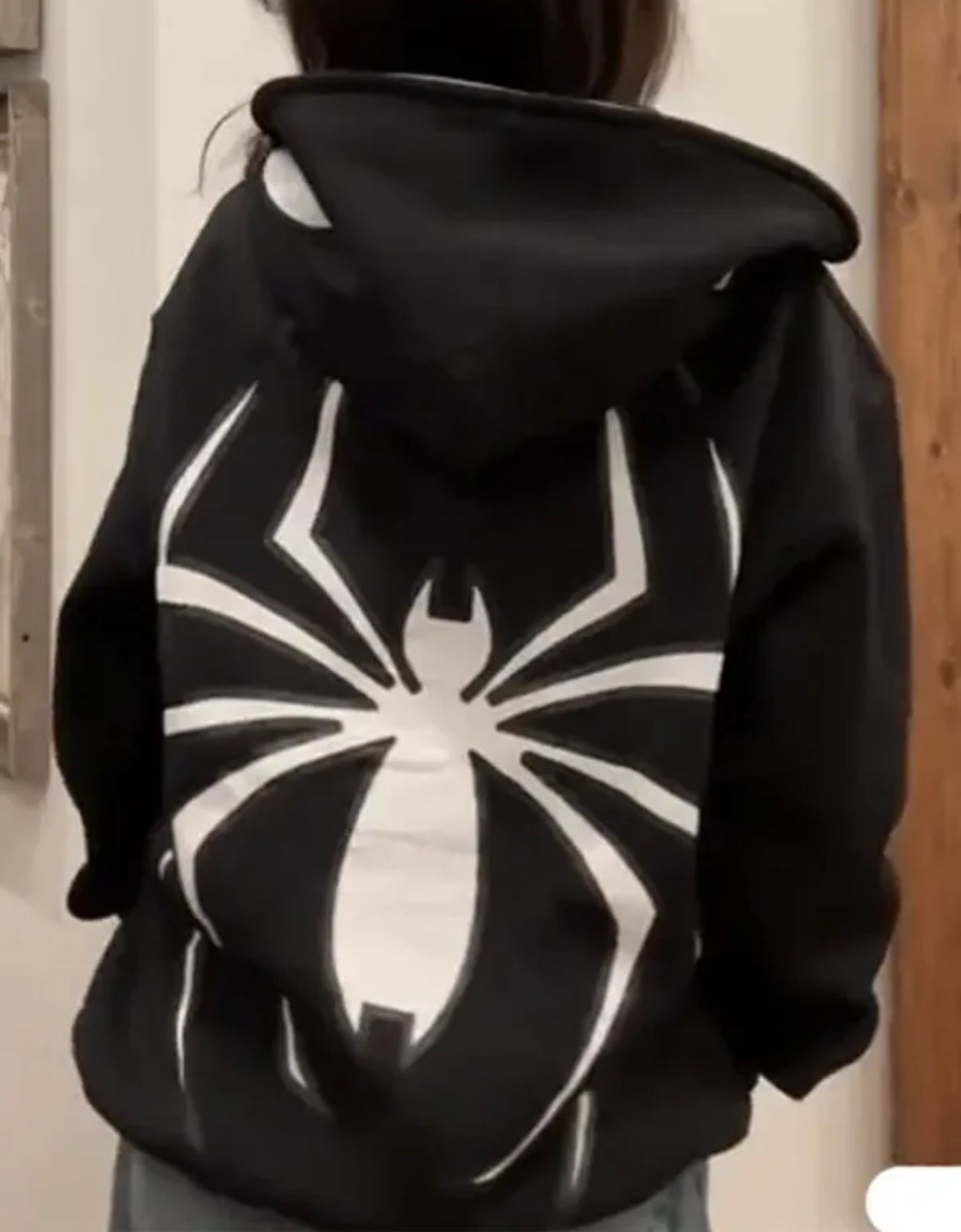 Black Spider-Man Zipper Jacket