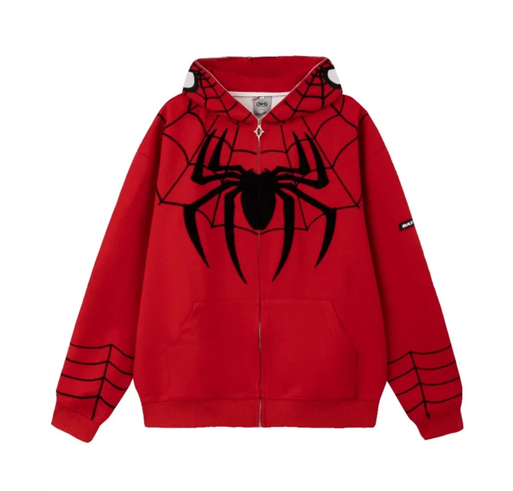 Red Spider-Man Zipper Jacket
