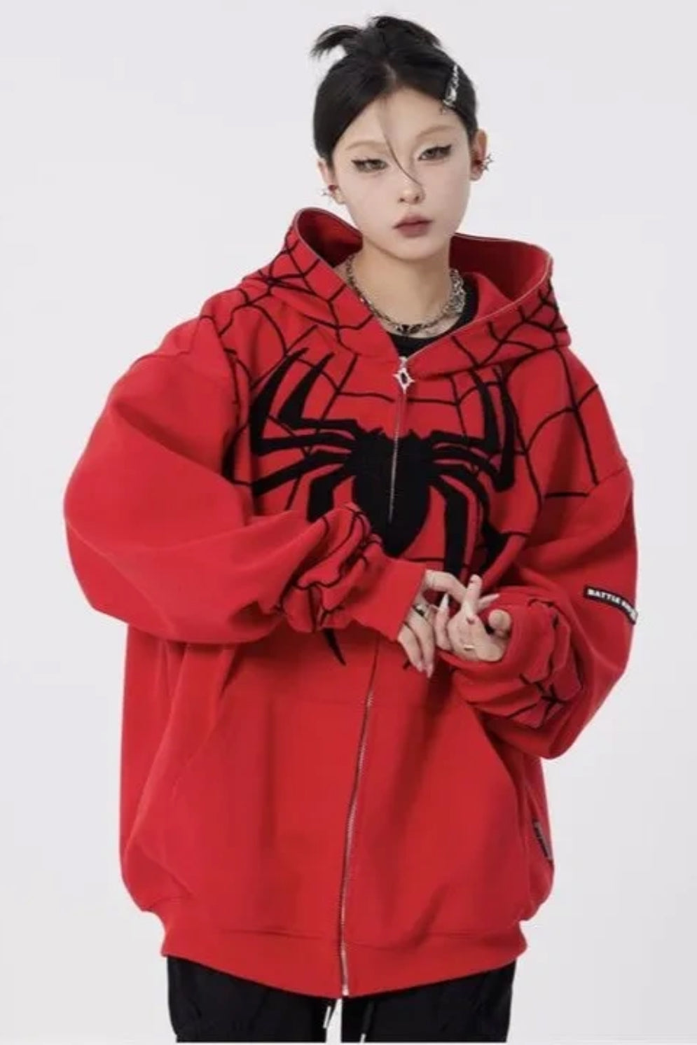 Red Spider-Man Zipper Jacket