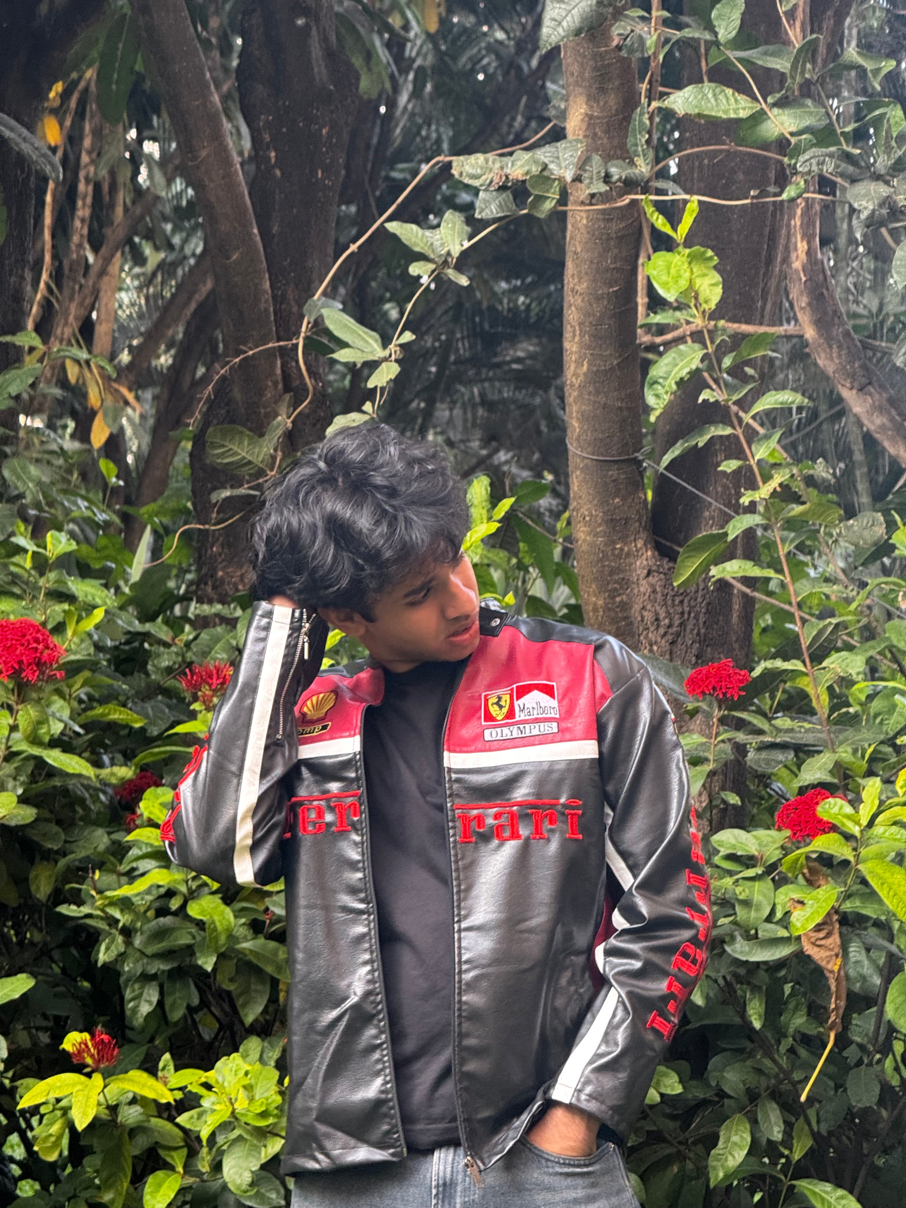 Ferrari leather jacket