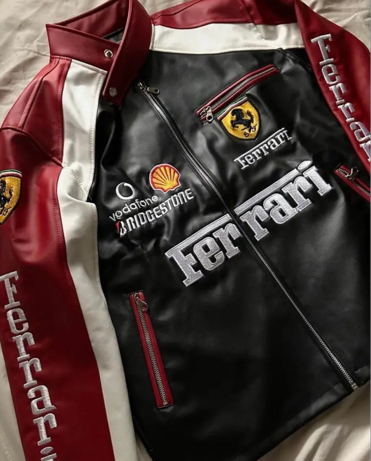 Ferrari leather jacket