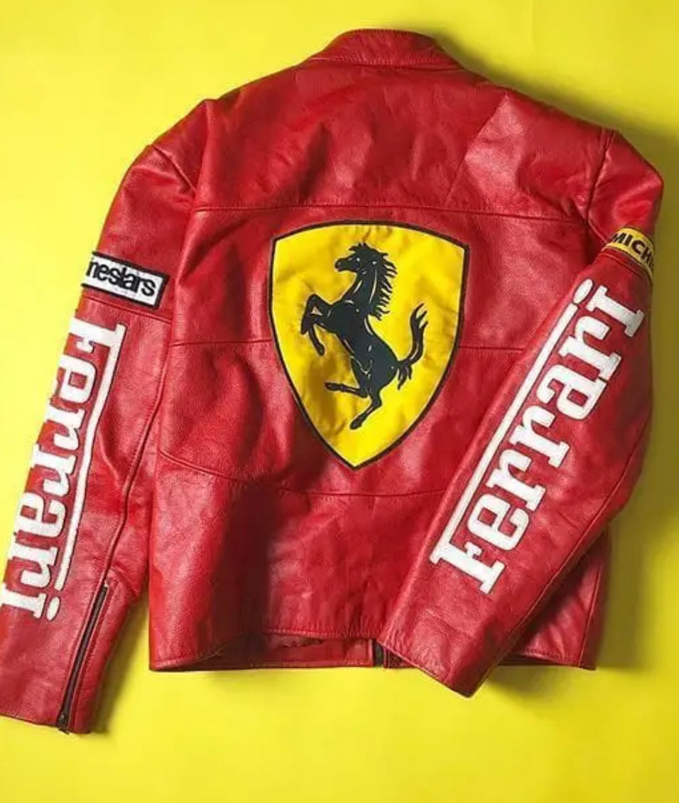 Ferrari leather jacket